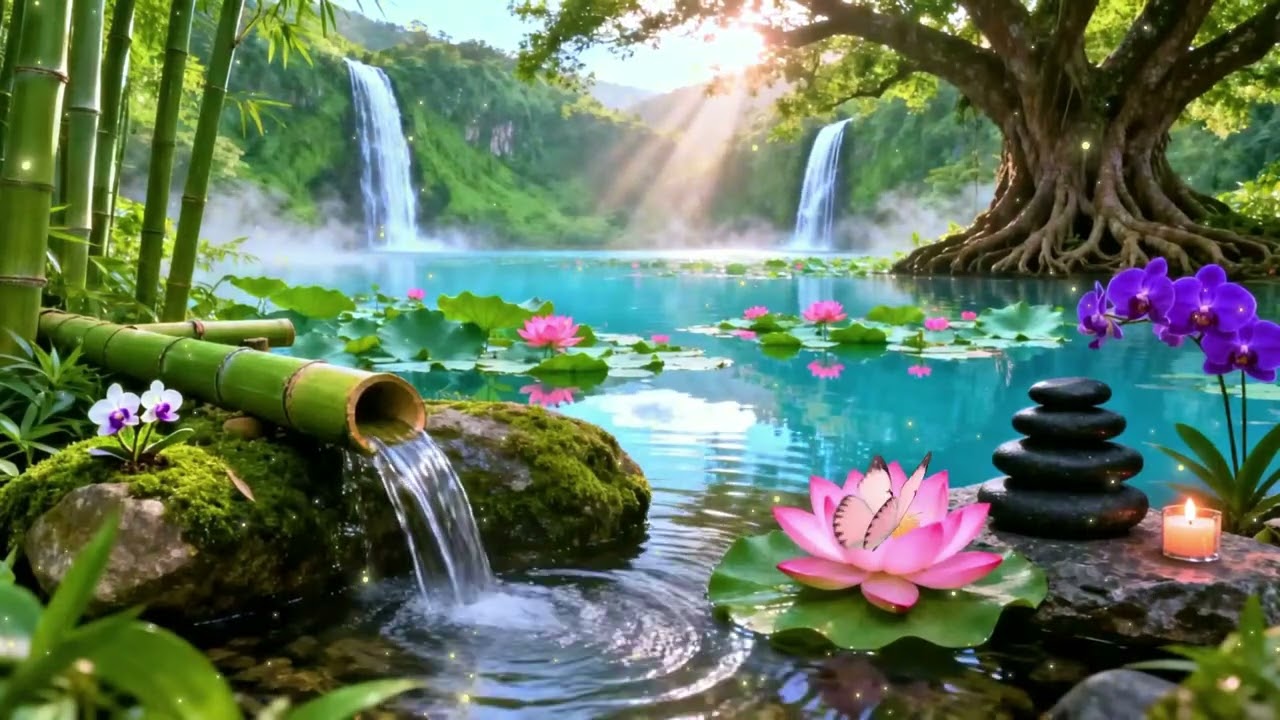Healing Piano + Water Sounds 🌿 Deep Recovery Music to Reduce Stress and Overthinking