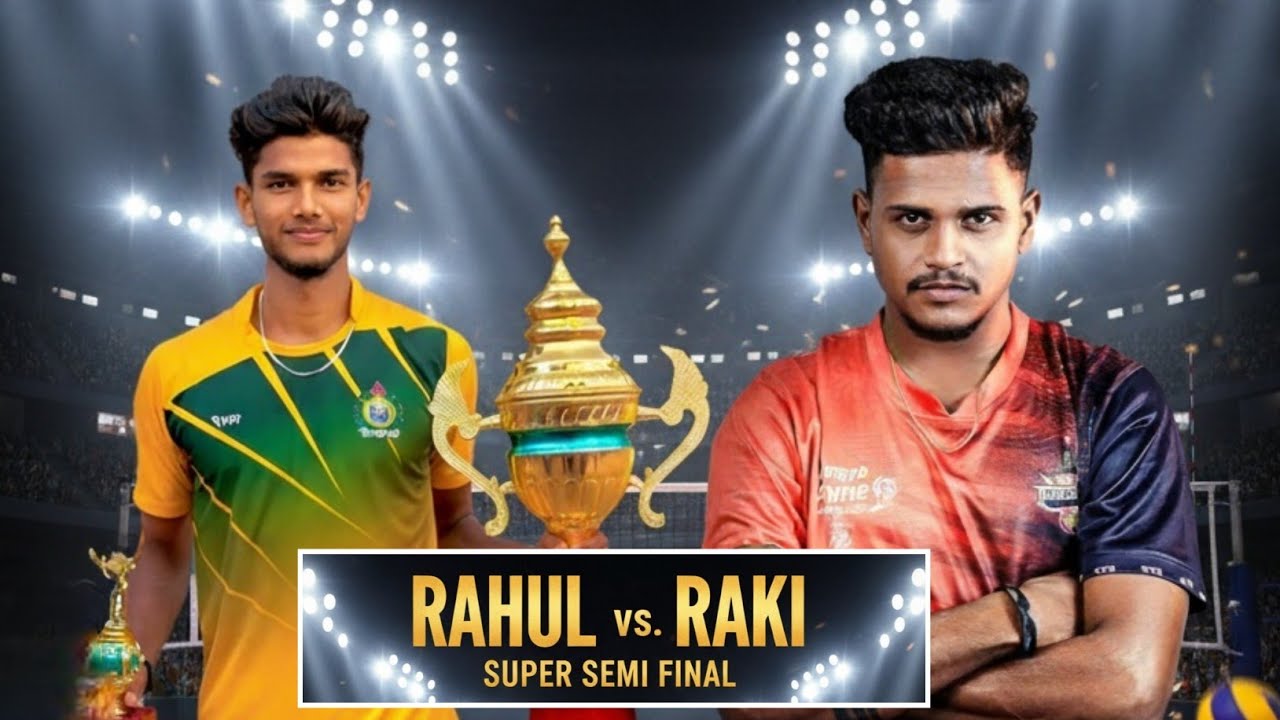 RAKI vs RAHUL 🔥 BIG SEMI CLASH | FIRST SET | SRI DURGA CUP 2025