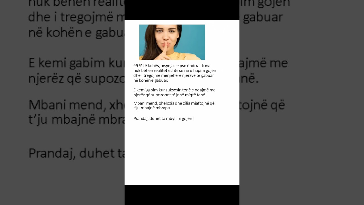 Po e thashë  nuk realizohet. Ksuh nga ju mendon të njëjtën gjë? 