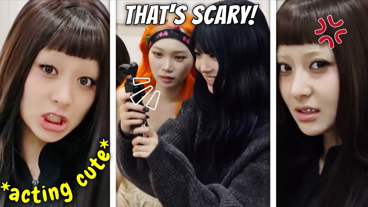 LE SSERAFIM just can't stand YUNJIN's CUTENESS(SPAGHETTI behind the scene funny moments compilation)