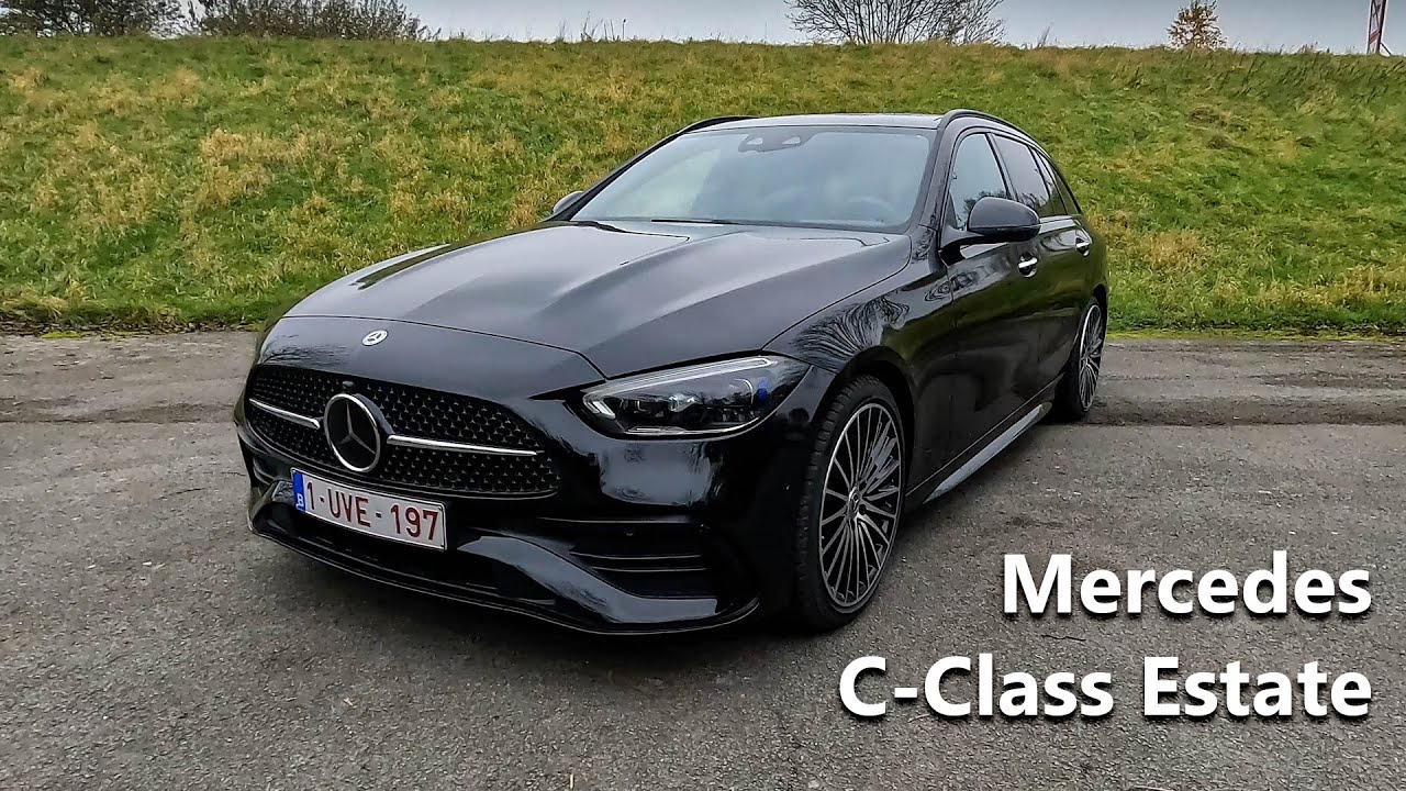 2022 Mercedes C-Class Estate Visual Review - C200 AMG Line 201 HP / 204 PS
