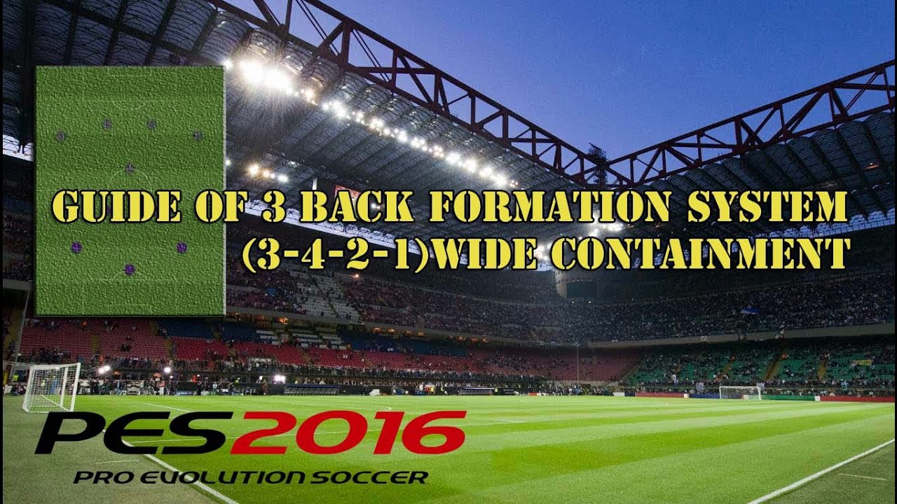 PES 2016 Guide 3-4-2-1 Formation System Offensive Preset (introduction)