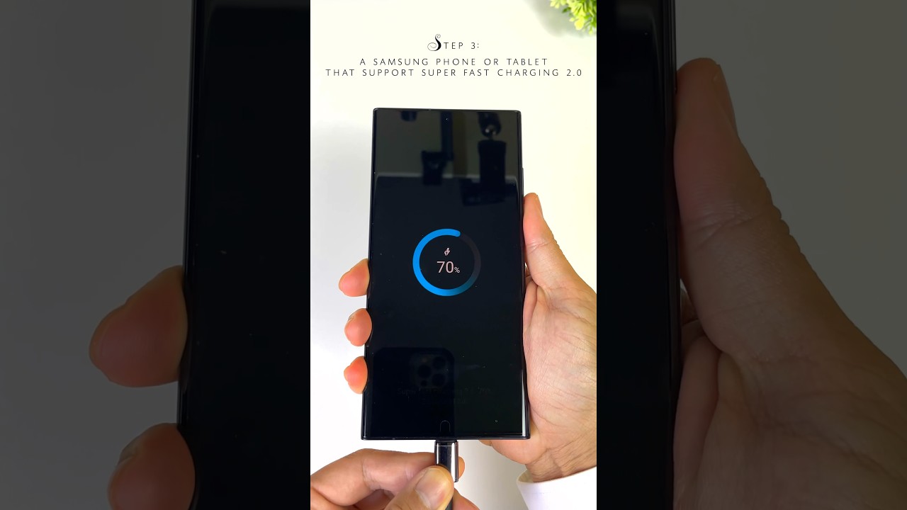 3 Steps To Get Super Fast Charging 2.0  | #shorts #s23ultra