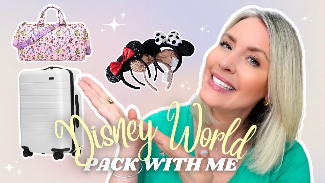 PACK WITH ME FOR DISNEY WORLD ✨🏰 | Spring 2025 | packing tips and essentials, park bags and more!
