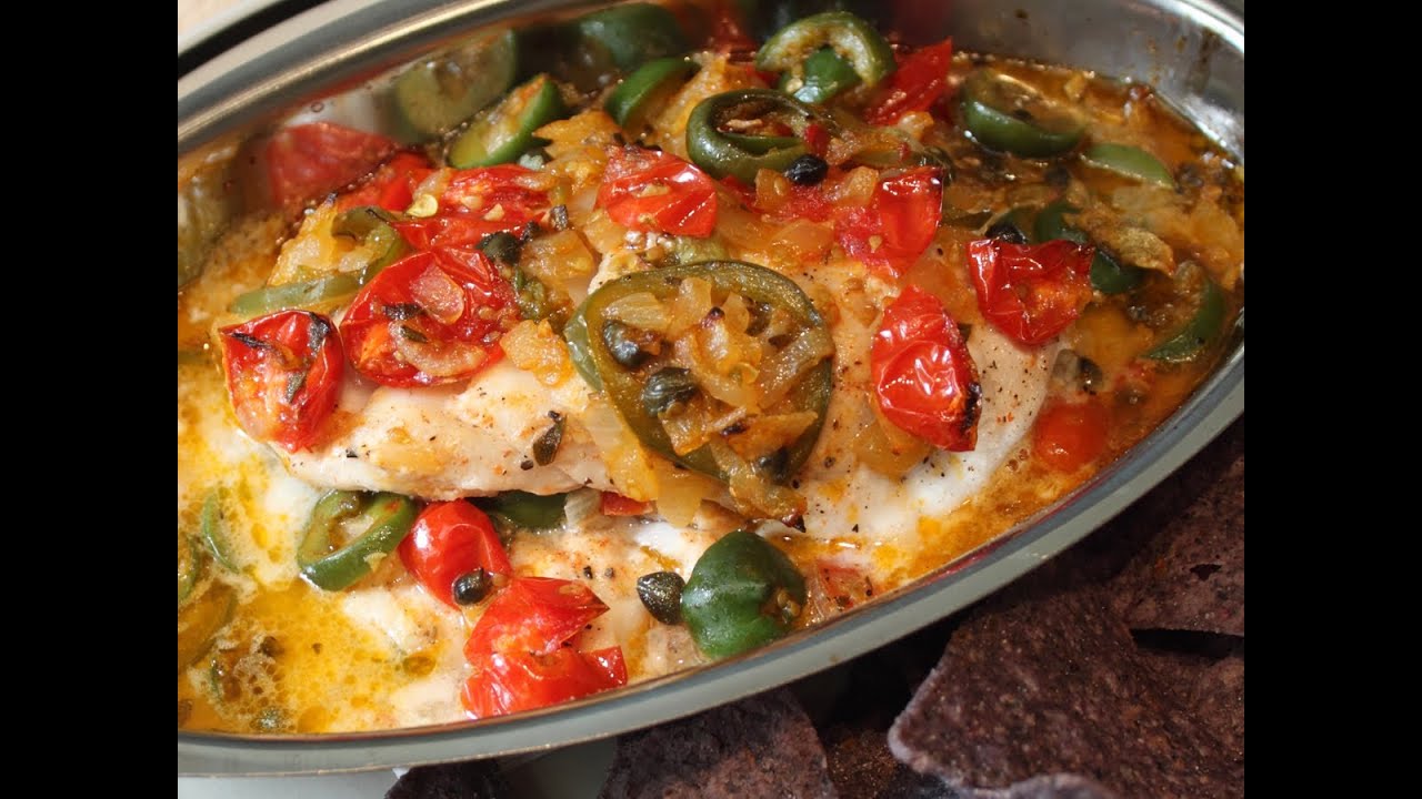 Veracruz-Style Red Snapper Recipe - Easy Baked Fish Veracruz