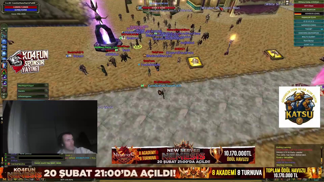 #KO4FUN #NEMESİS AÇILDIII !! #Knight #KnightOnline #ko4fun #nemesis