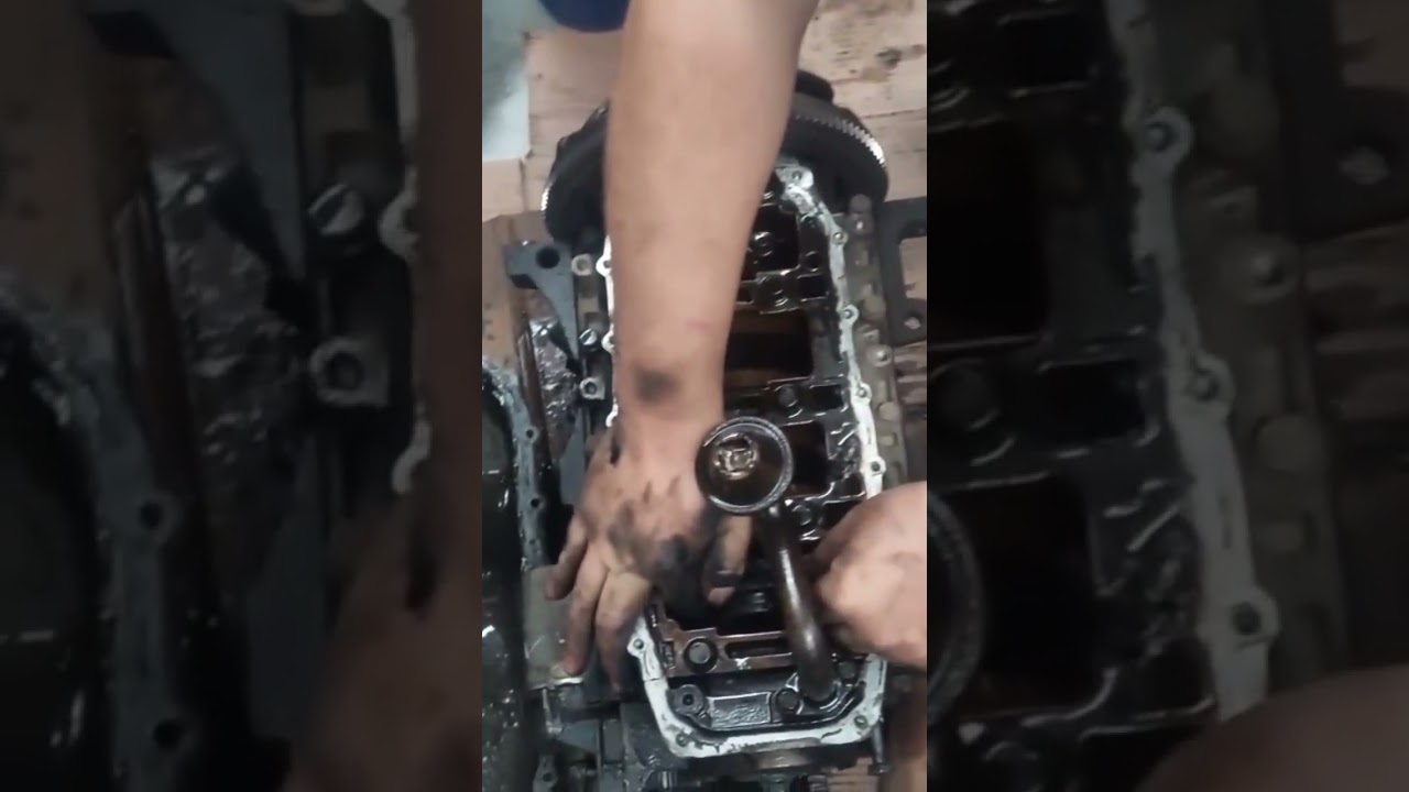 motor fundido por falta de  &oacute;leo