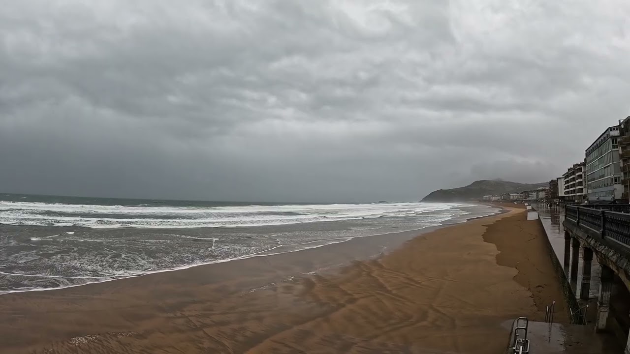 El sonido del océano en la tormenta – relajación y atmósfera