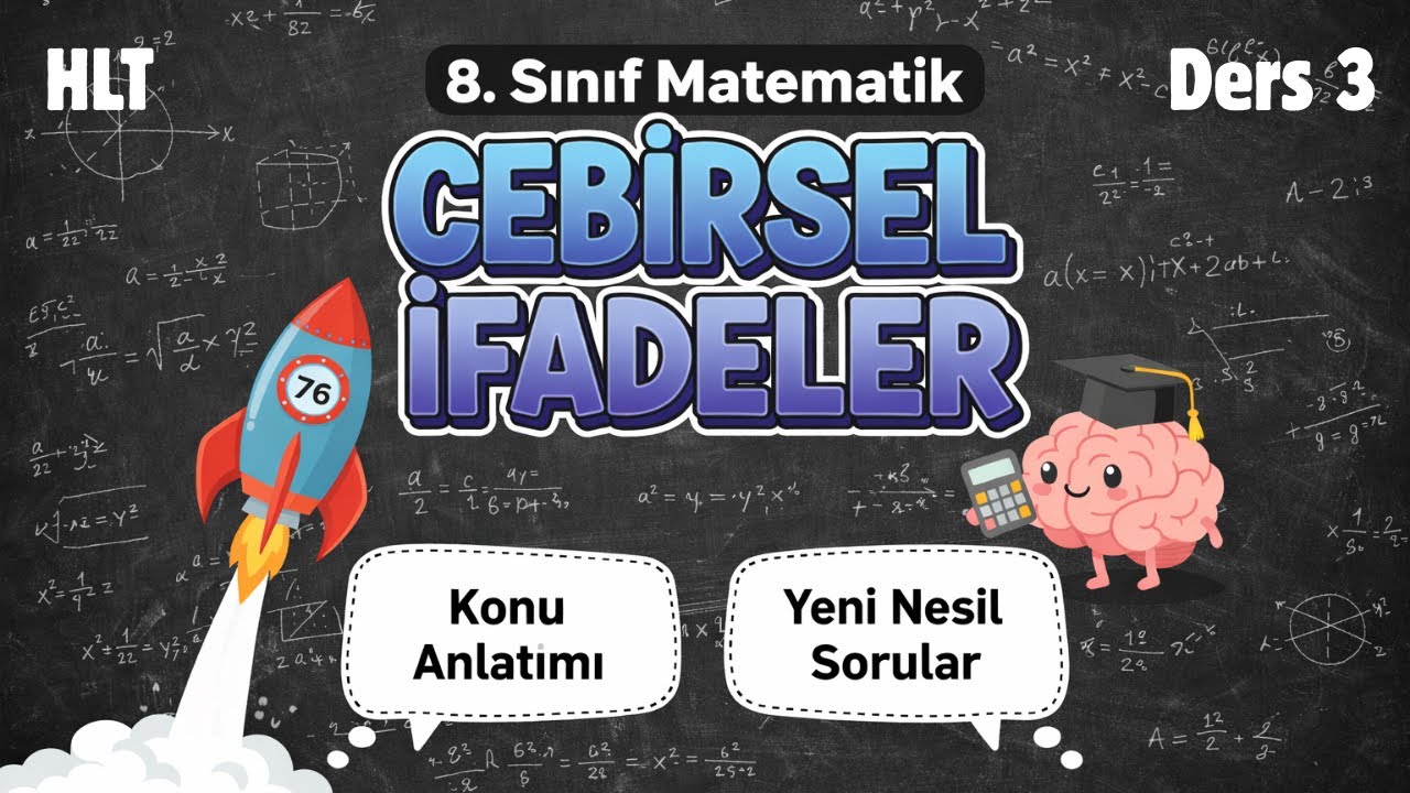 Cebirsel İfadelerde İşlemler Yeni Nesil'e Hazırlık Soru Çözümü l 8.Sınıf Matematik #lgs2026