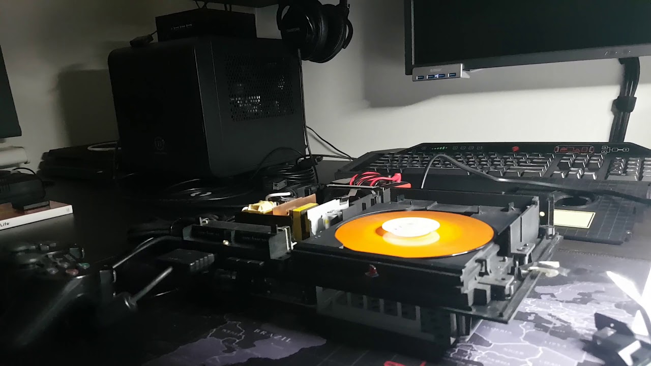 PS2 FAT LASER repair and.. DISK START spining after laser upgrade!
