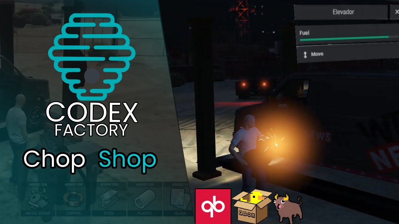 Fivem Chop Shop [ QBox | QBCore | ESX | Standalone ]