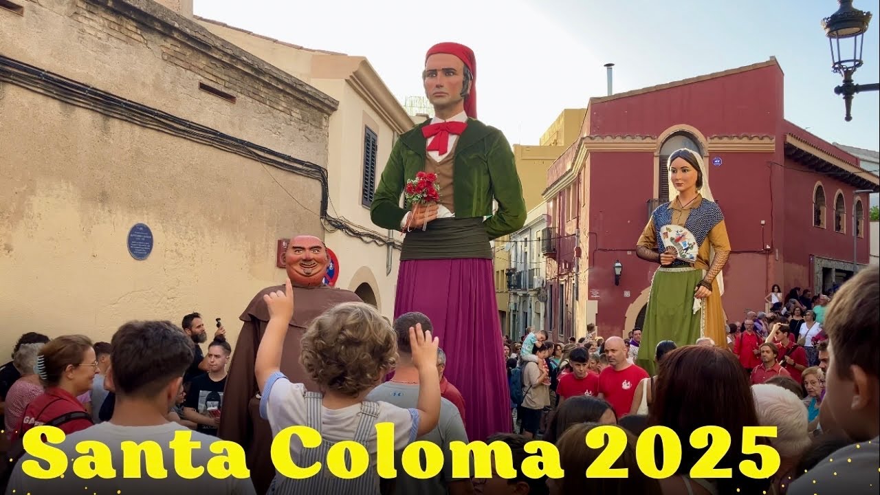 Festa Major Santa Coloma 2025 🎉 Cercavila Parade of Giants | Barcelona, Spain