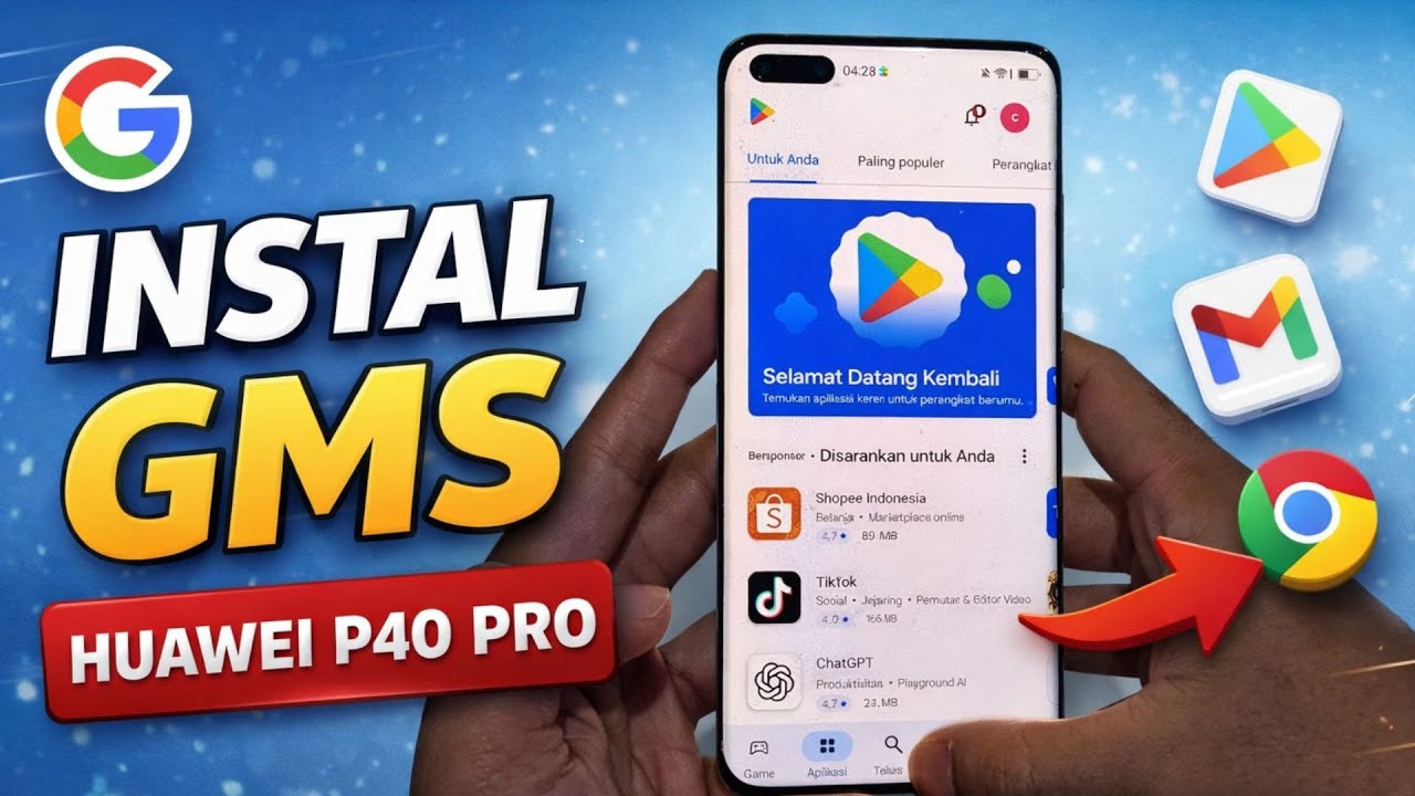 INSTALL NATIVE GMS HUAWEI P40 PRO EMUI 12 - HARMONY OS 3/4/4.2 (ELS-LX9 / ELS-AN00)