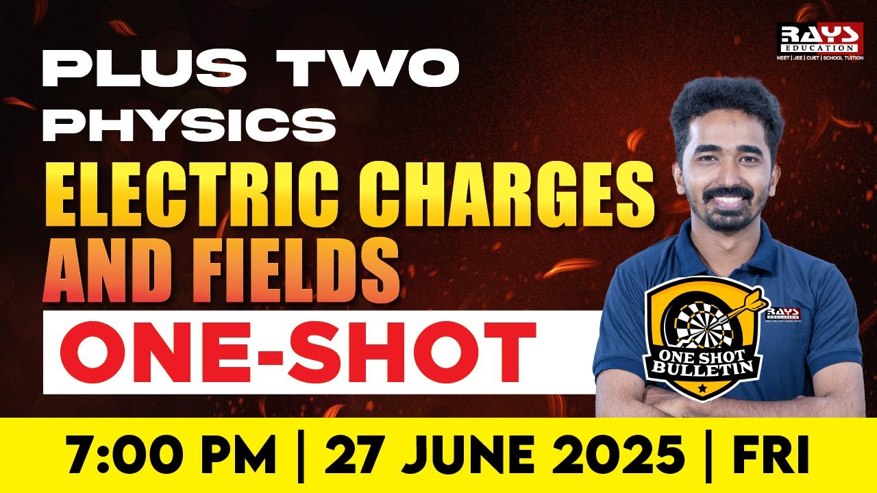 PLUS TWO | PHYSICS ELECTRIC CHARGES AND FIELDS | RAYS AEGON