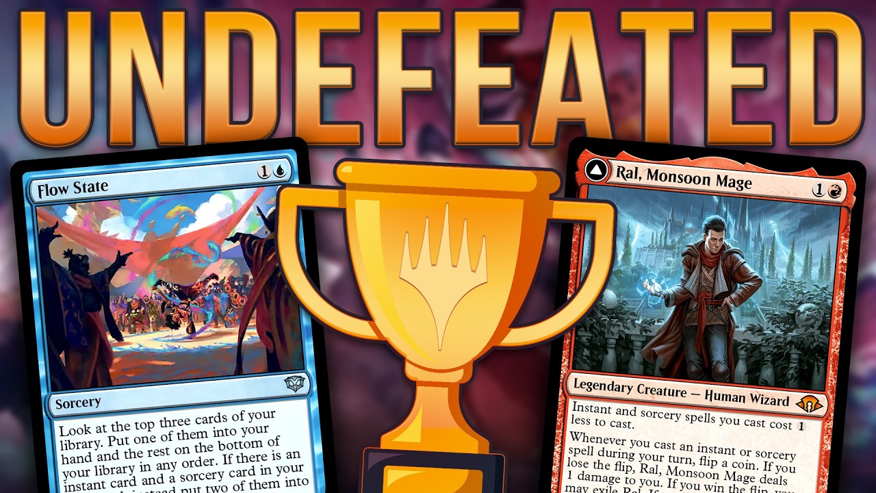 🏆UNDEFEATED🏆 Flow State in Legacy Izzet Ruby Storm! Secrets of Strixhaven | Magic: The Gathering MTG