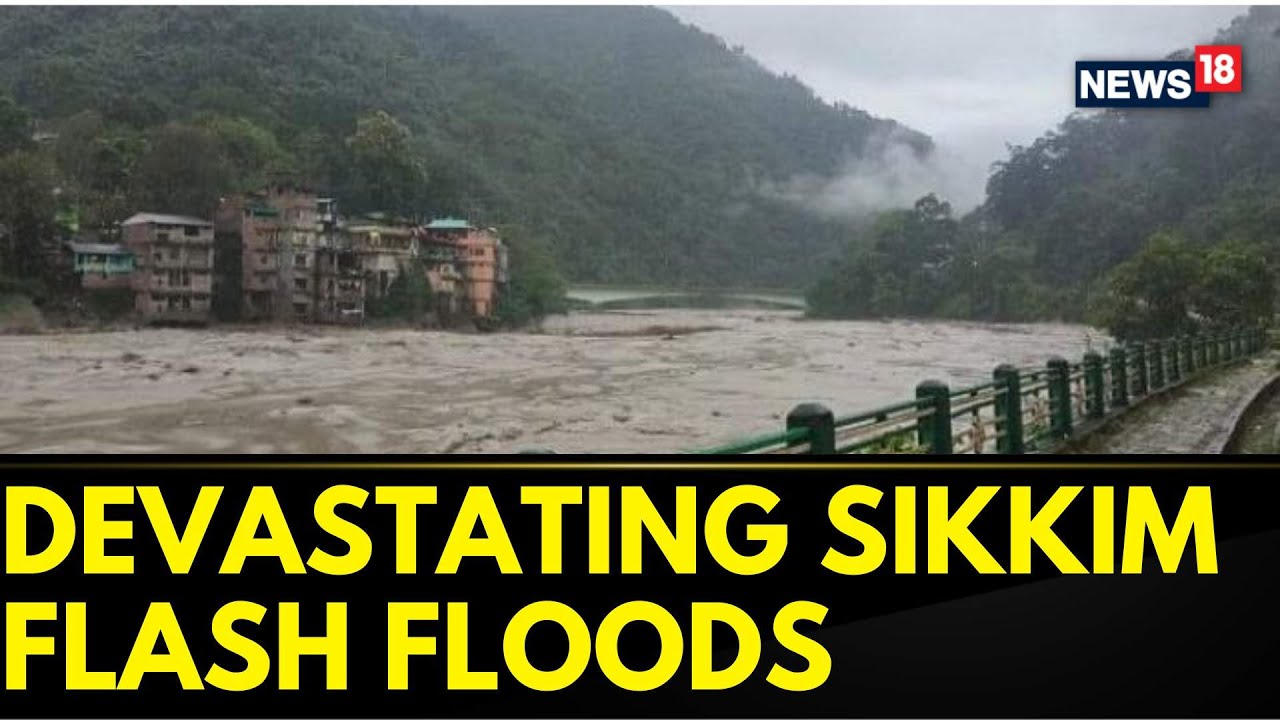 Sikkim Flash Floods | 65% of Sikkim&rsquo;s Lhonak Lake Around 105 Hectares Almost Drained | News18