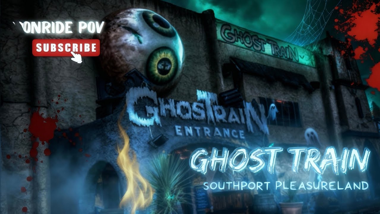 Southport Pleasureland Ghost Train Onride POV