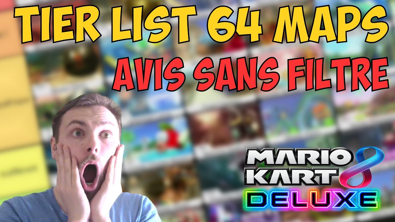 TIER LIST 64 MAPS | MARIO KART 8 DELUXE