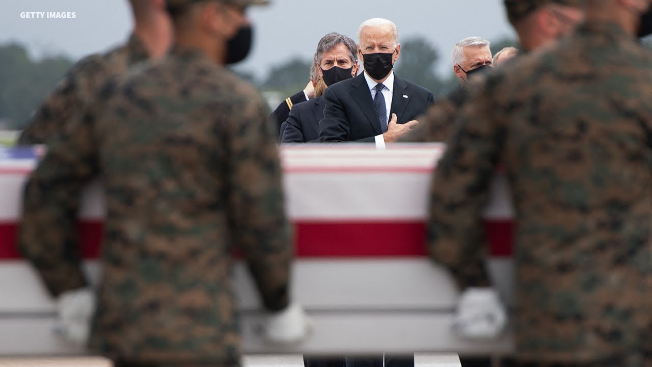 Biden pays respects to 13 US troops killed in Kabul airport attack