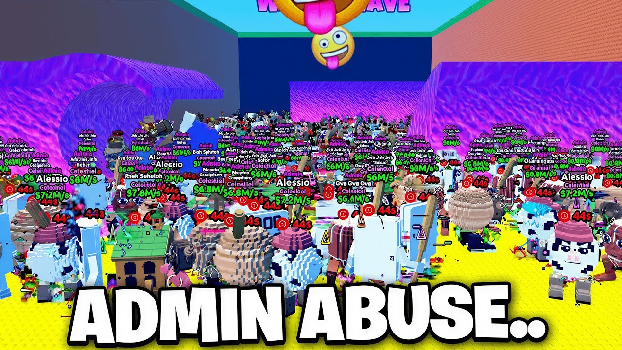 SECRET ADMIN ABUSE In Escape Tsunami For Brainrots..