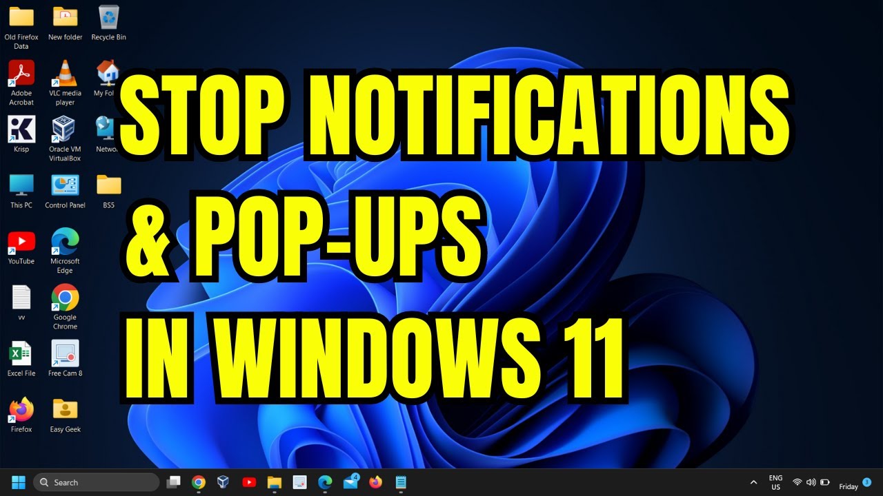 Уберите раздражающие всплывающие уведомления в Windows 11 и вашем браузере &mdash; быстрое и простое ру...