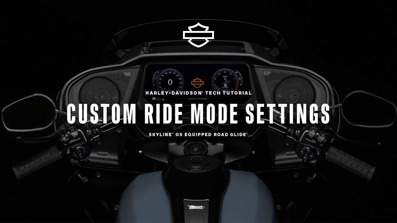 How to Change and Customize Ride Modes using Skyline OS | 2024 Harley-Davidson Road Glide