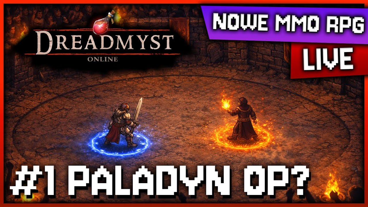 Dreadmyst Online MMO | Paladyn OP? Chillujemy na Farmie #1