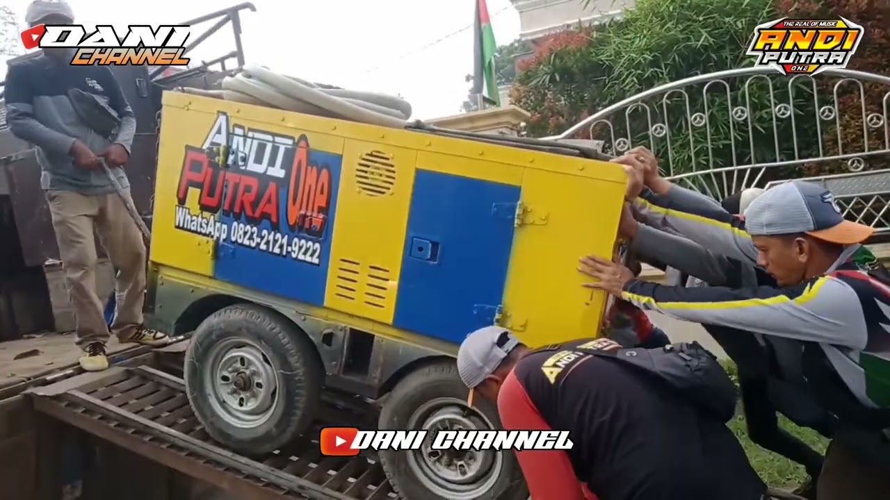 BONGKAR SOUND SISTEM SINGA DANGDUT ANDI PUTRA ONE SHOW DOMPYONG KULON