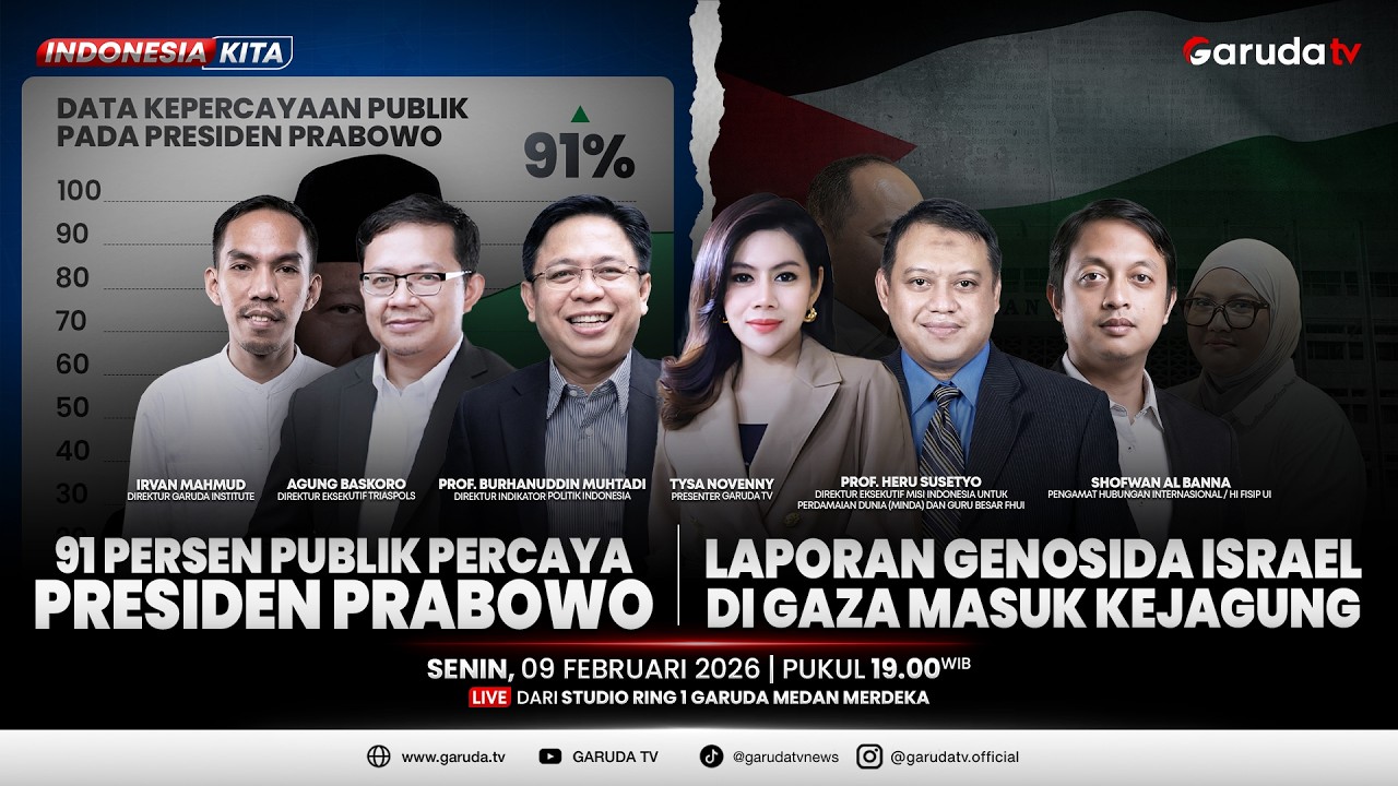 91 Persen Publik Percaya Presiden Prabowo I INDONESIA KITA