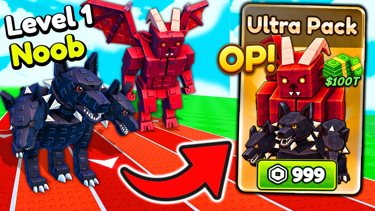 Starting Over as NOOB with OP ULTRA PACK in Race for Eggs!