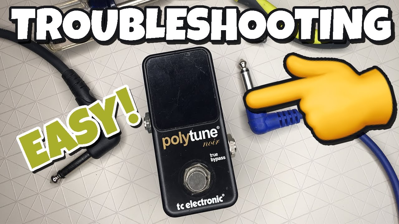 BROKEN SOUNDZ: TROUBLESHOOTING T C ELECTRONIC POLYTUNE MINI - Powers On - Does Not Tune - Easy Fix