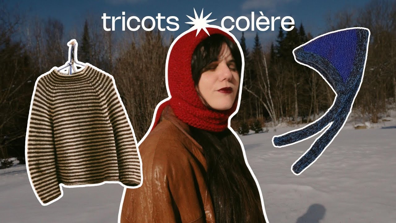Une semaine de tricot 🧶 Friperies, bonnets d&rsquo;hiver et un balaclava