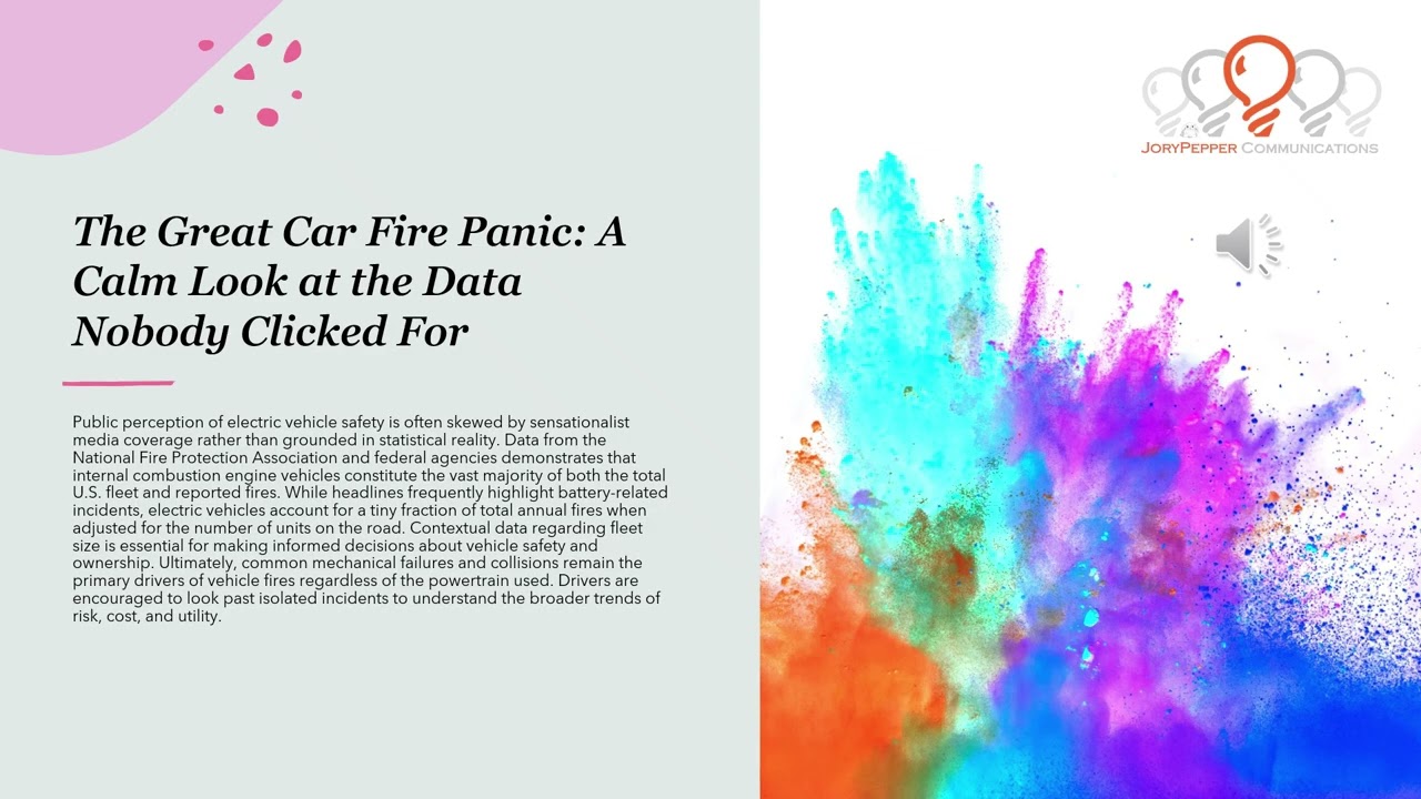 The Great Car Fire Panic: A Calm Look at the Data Nobody Clicked For