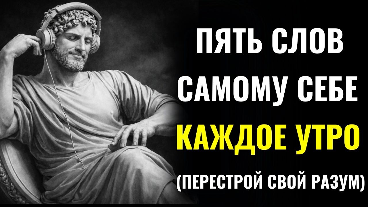 5 мощных слов, которые нужно говорить себе каждое утро – ПЕРЕСТРОЙТЕ СВОЕ МЫШЛЕНИЕ | СТОИЦИЗМ