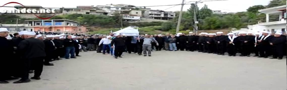 تششيع جثمان الشاب فاضل محمود المغربي من عين قنيه