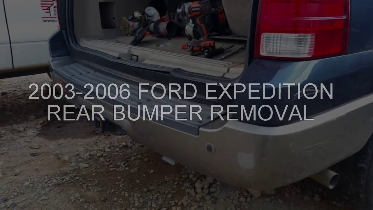 2003-2006 FORD EXPEDITION BUMPER REMOVAL