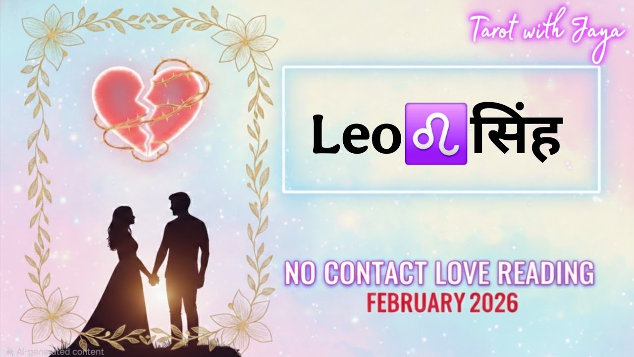 LEO (सिंह) in No Contact (separation)❤️‍🩹 February 2026 Tarot Love Reading in Hindi #timeless