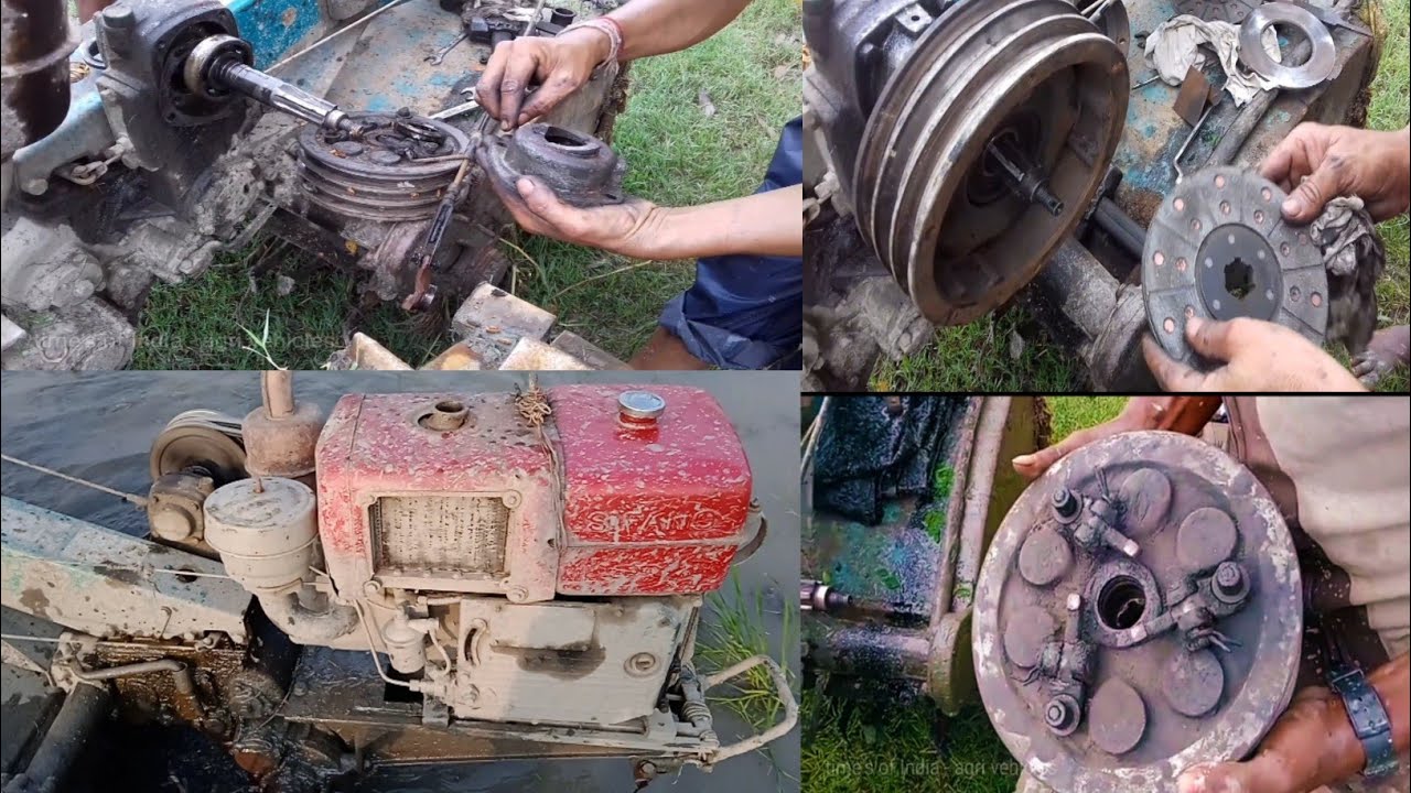 how to power tiller clutch repair, sifang power tiller clutch plate problem solved, power tiller