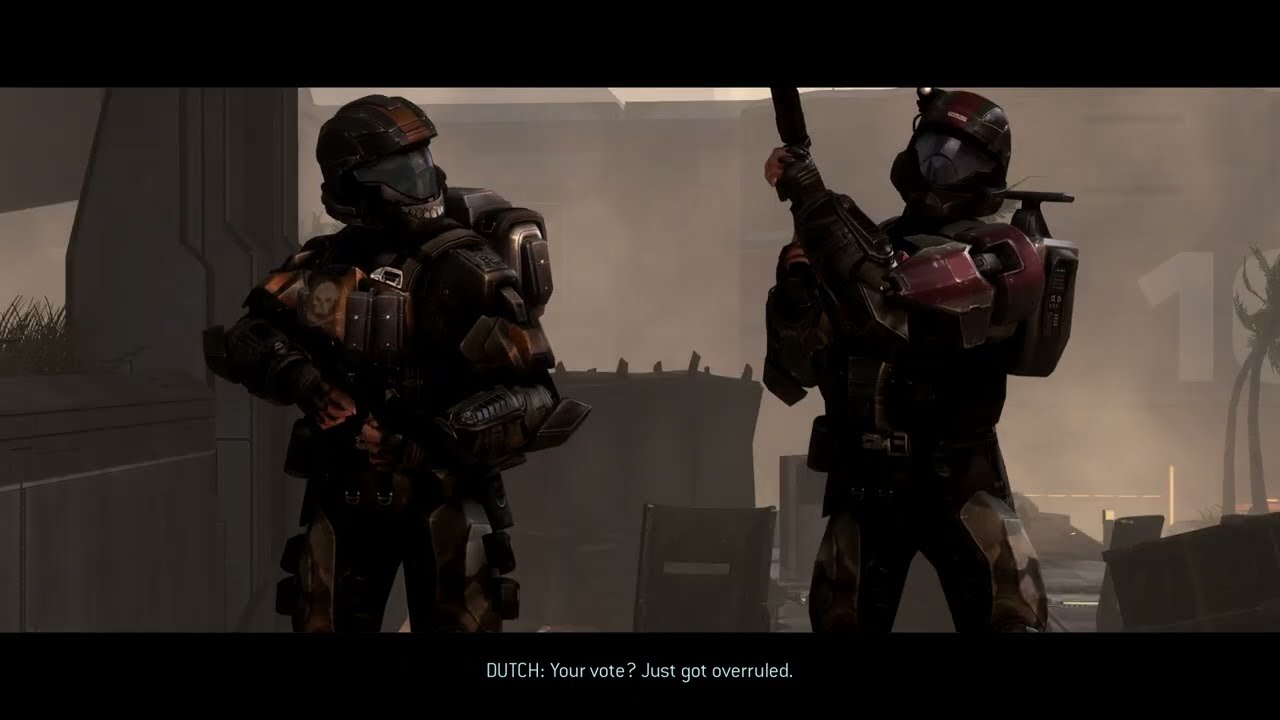 First time playing Halo 3 ODST final part