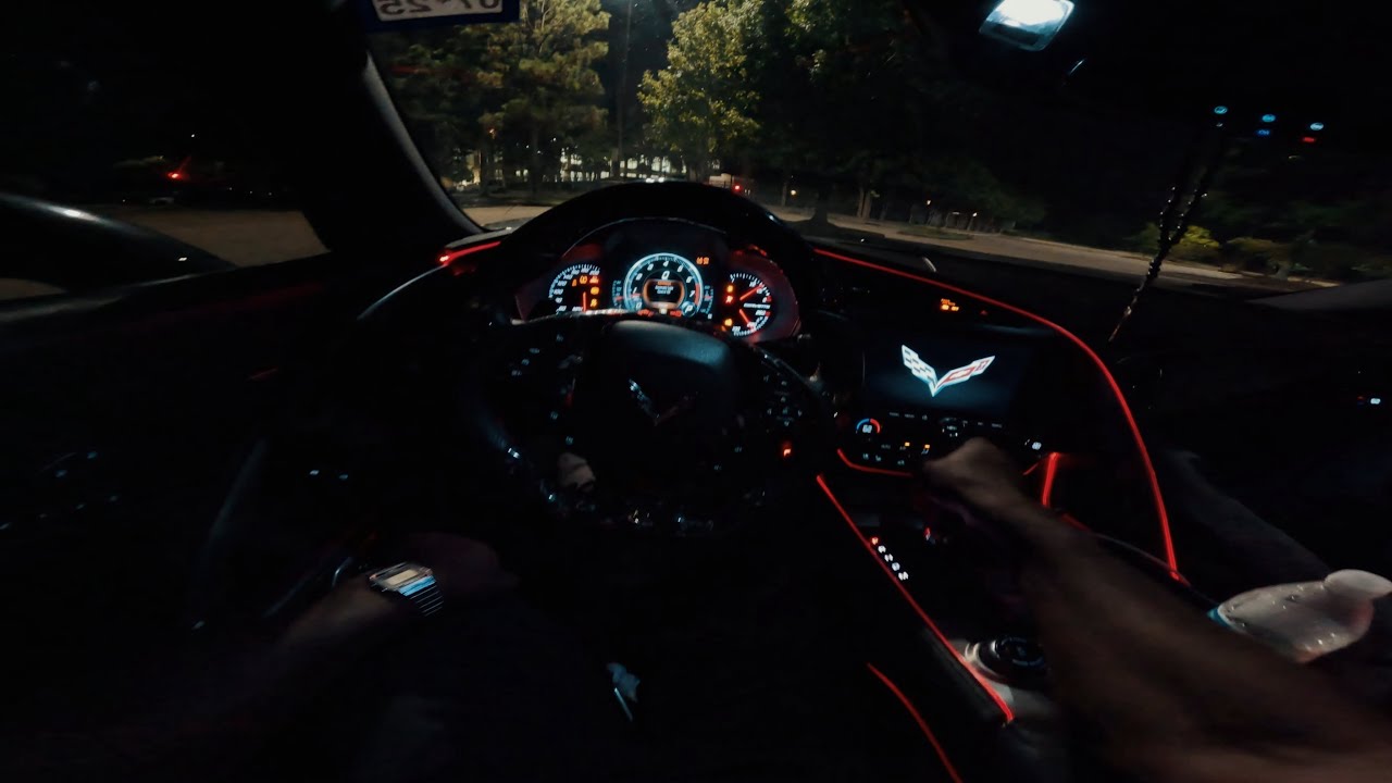 POV: 1AM Therapy Session in my 700HP Corvette High-Speed Night Drive 
