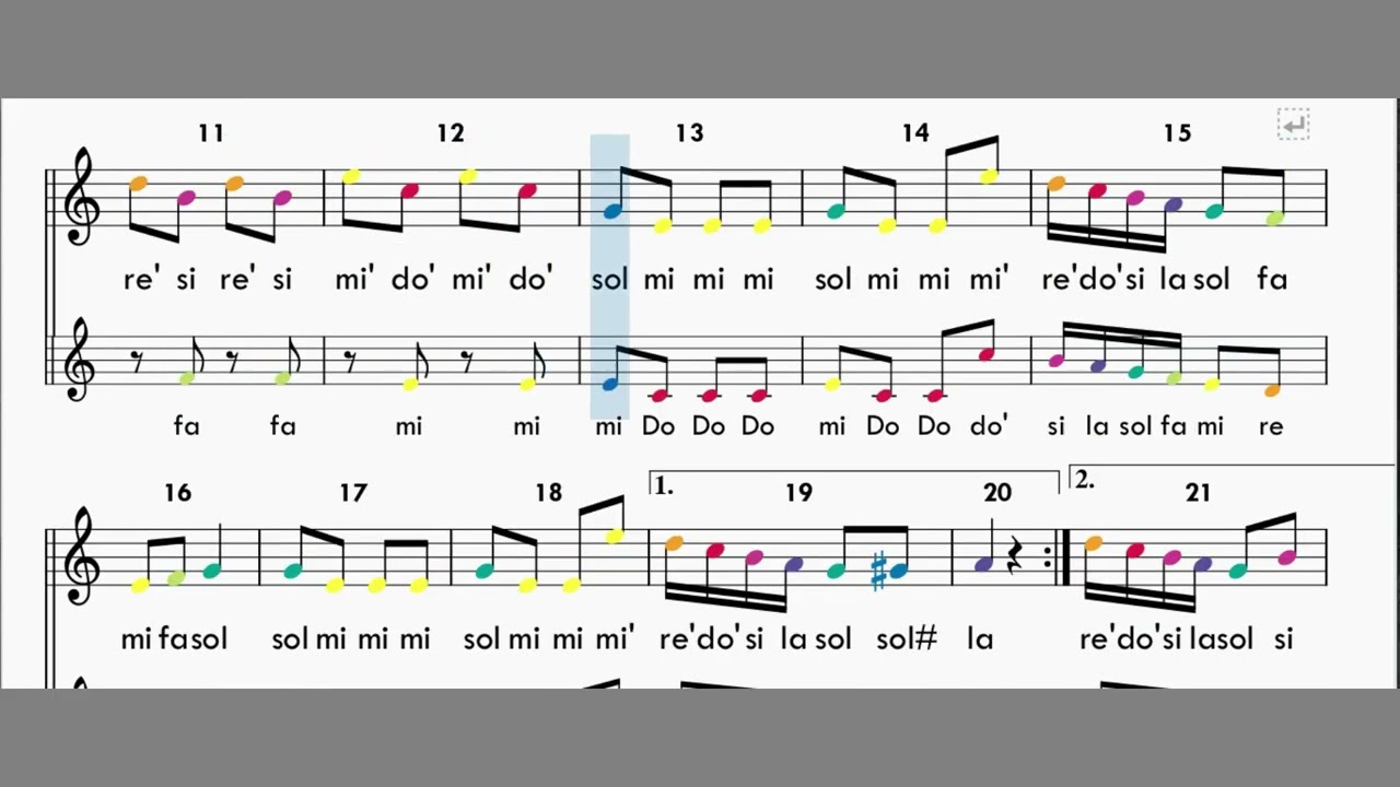 Marcha Turca Beethoven-Guía 2 voces