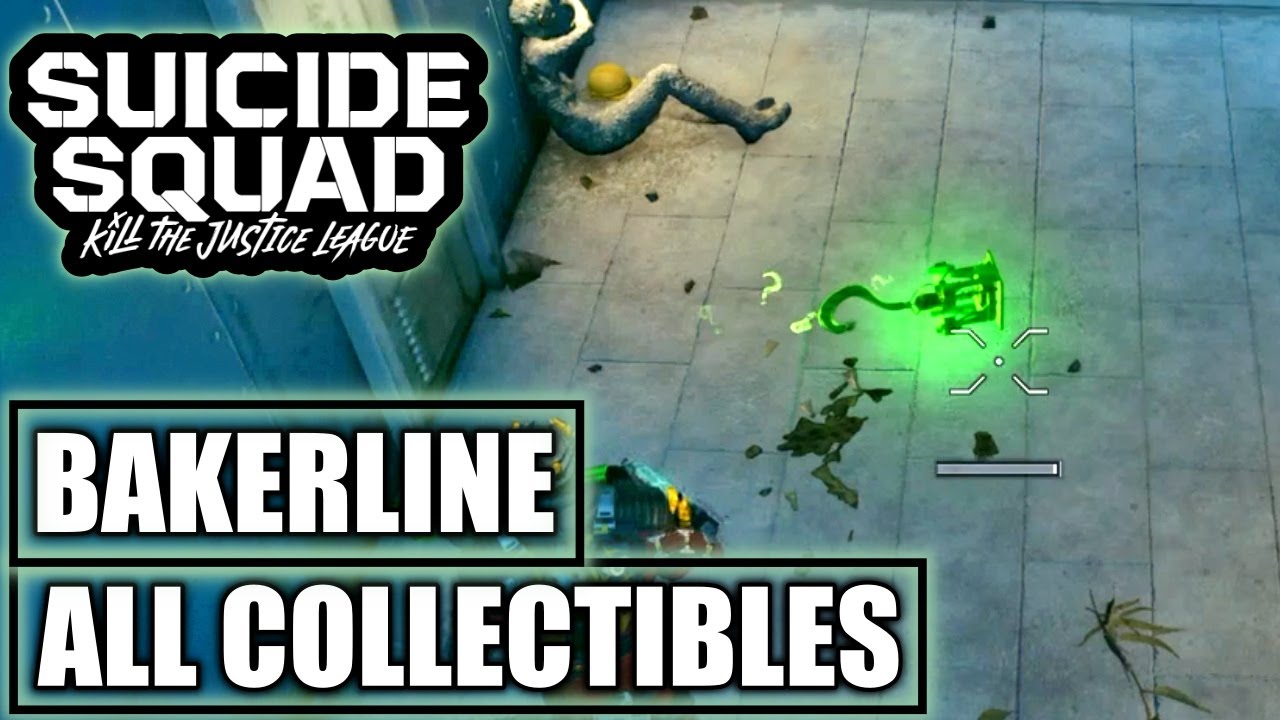 Suicide Squad Kill the Justice League - Bakerline All Collectibles - Riddle, Trophies & Challenges