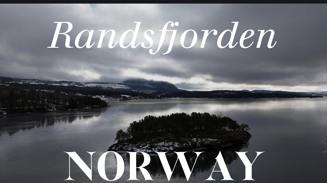 Randsfjorden in Norway from above