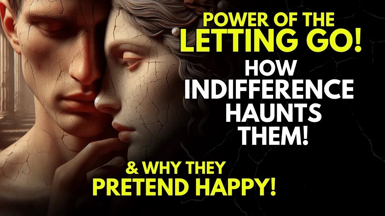 The Power of Letting Go   How Indifference Haunts Them & Why They Pretend Happy   Stoicism