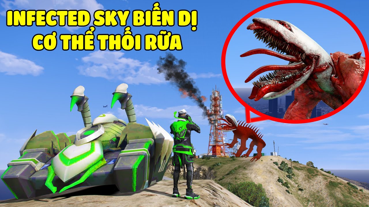 Trạm Phát Sóng Bỏ Hoang Bị Tấn Công Bởi Thực Thể Infected Sky Và Sự Xuất Hiện Của Cobra Xanh Lá !