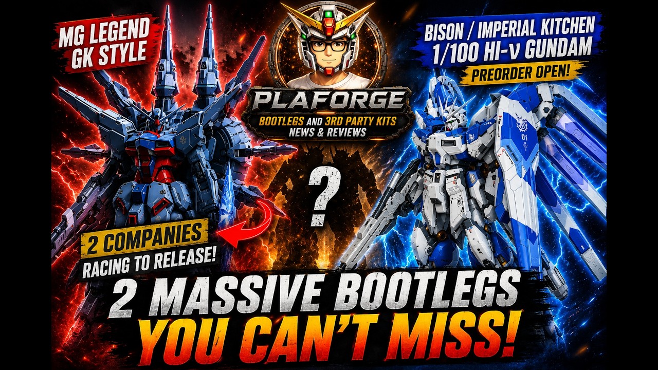 2 Massive Bootlegs! MG Legend GK & 1/100 Hi-&nu; News