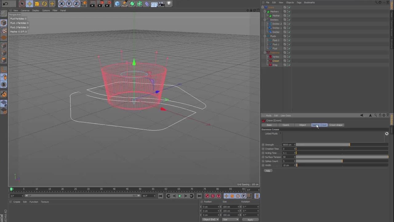 Tutorial - RealFlow | Cinema 4D: The Scene Tree