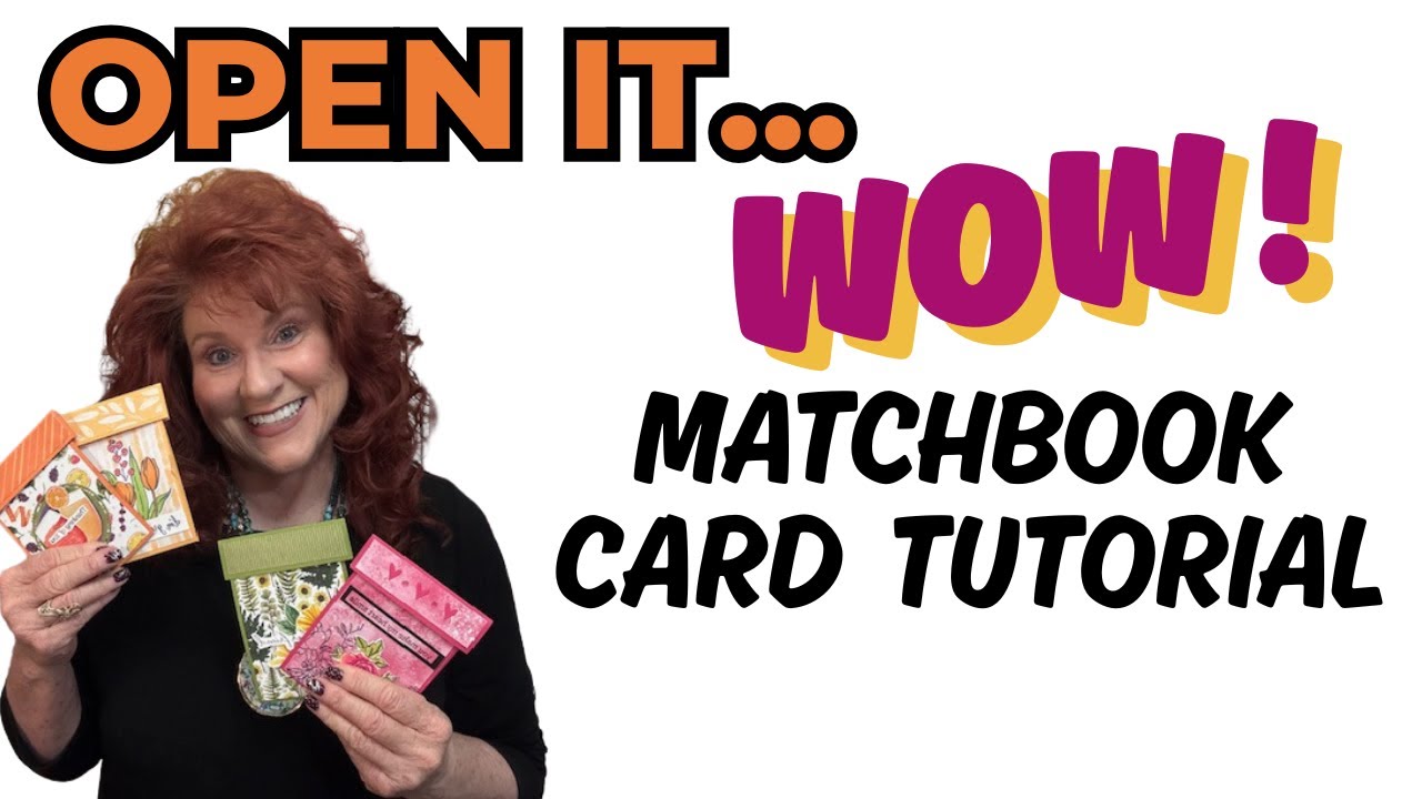 How To Make a Pop-Up Matchbook Card That Surprises Everyone!
