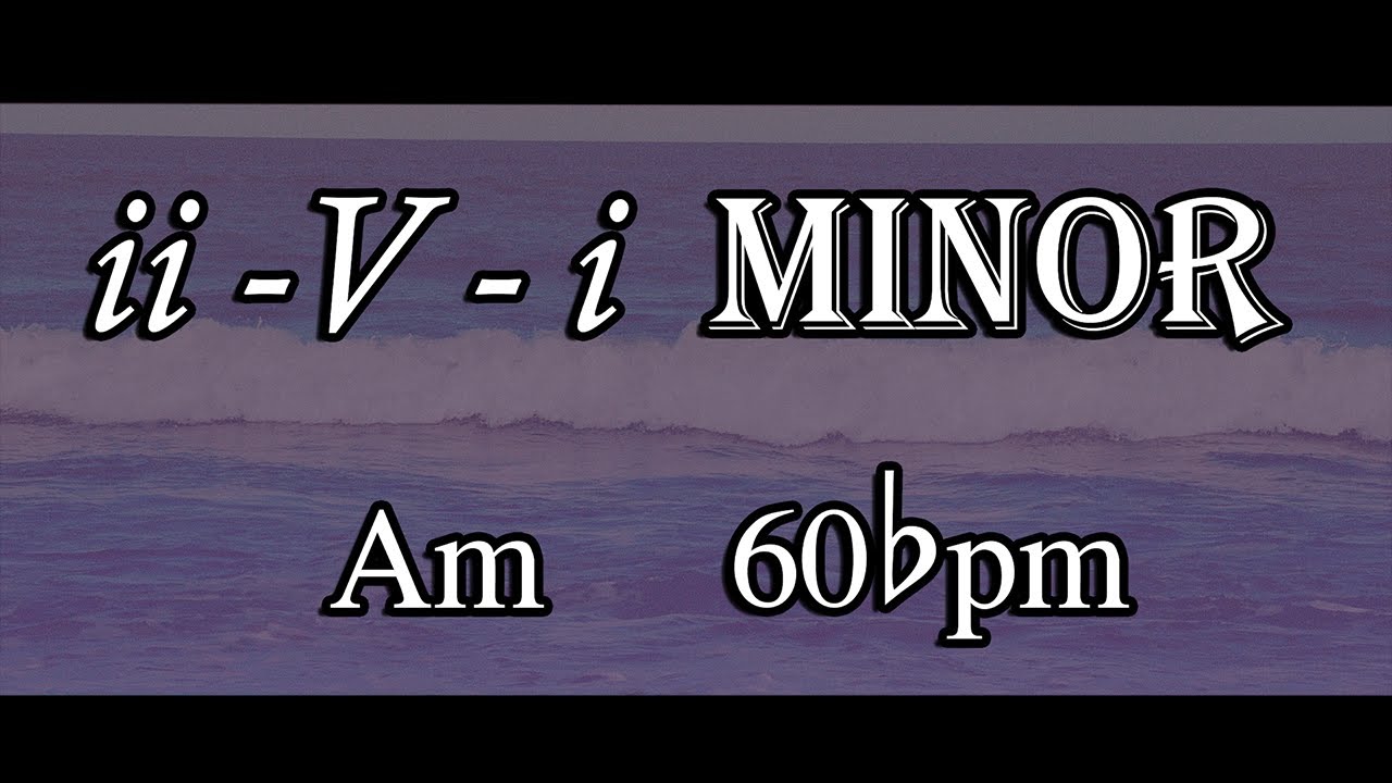 251 - A Minor Smooth Jazz Backing Track – 60 BPM 