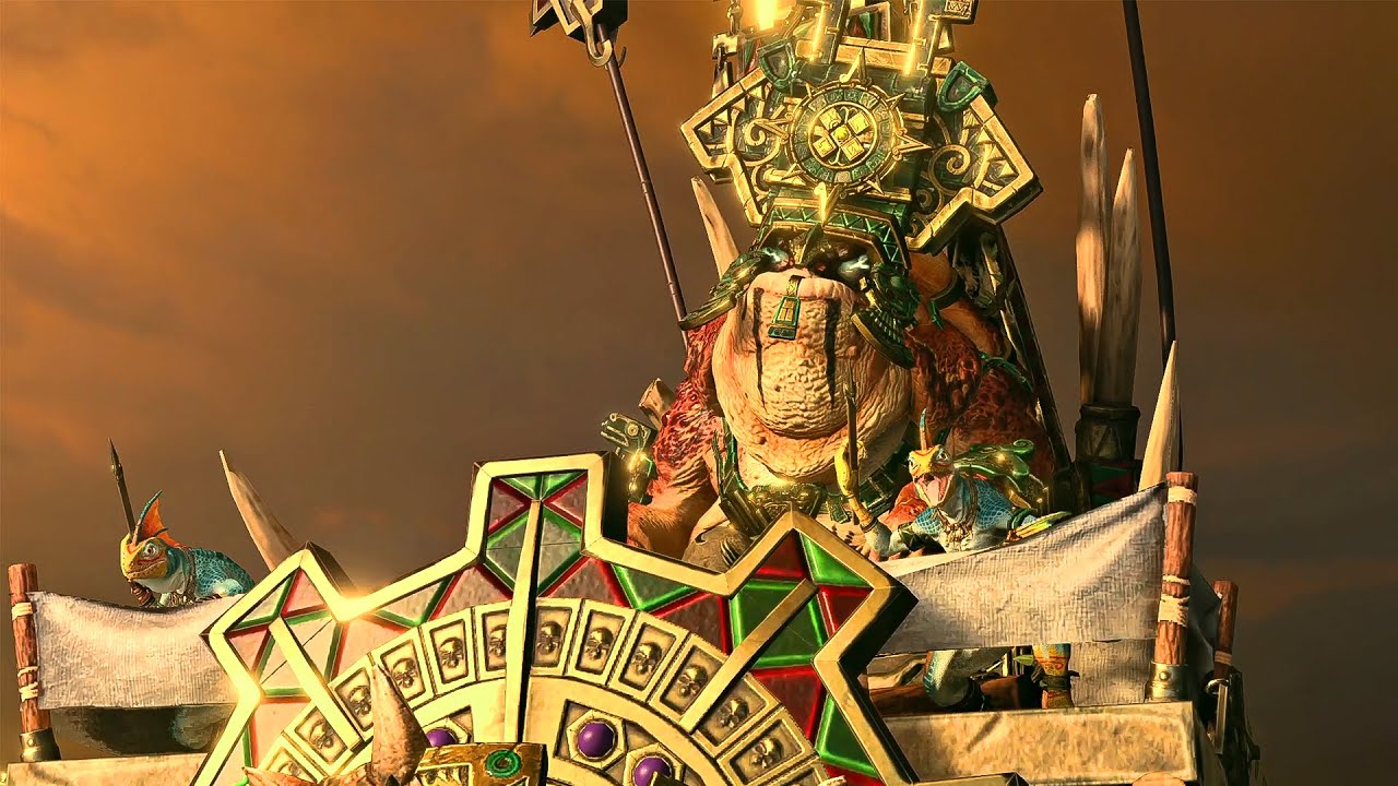 CHAOS and SKAVEN vs LIZARDMEN - TotalWar Warhammer 3 cinematic battle